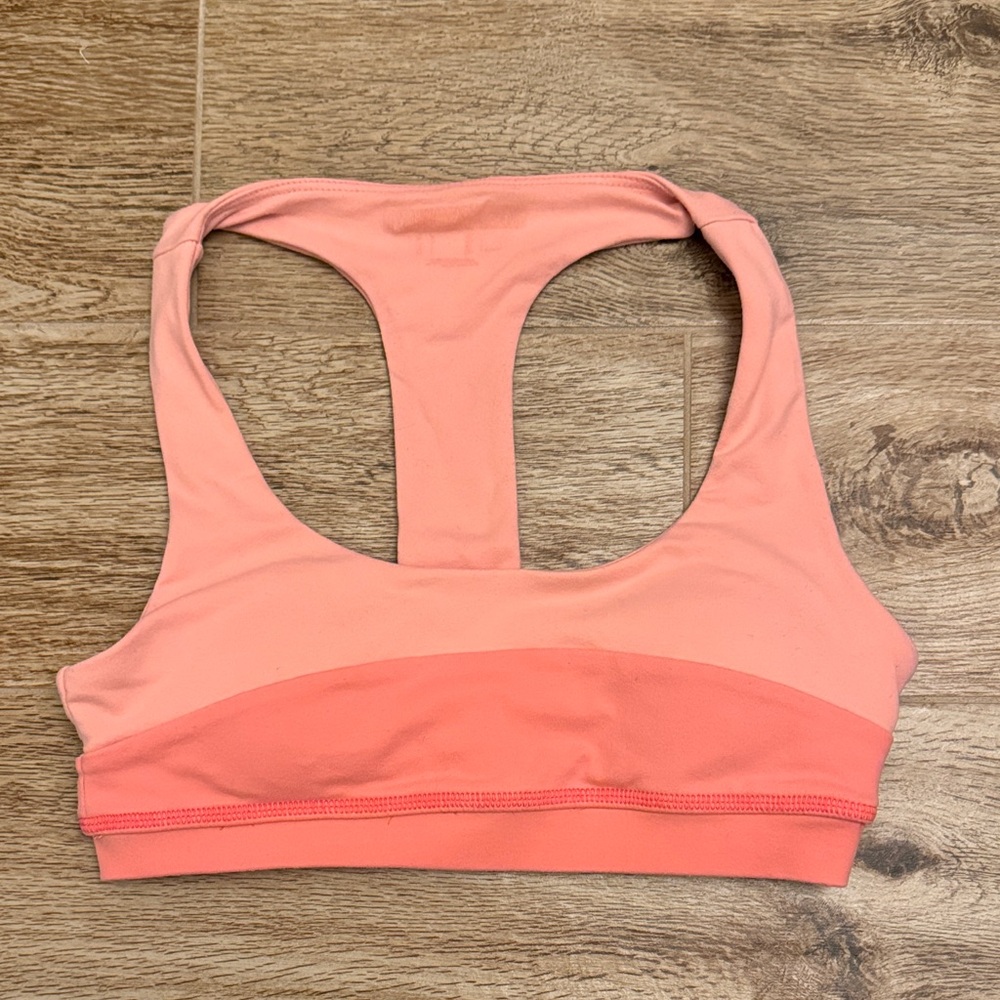 Forever 21 Peach Racerback Sports Bra